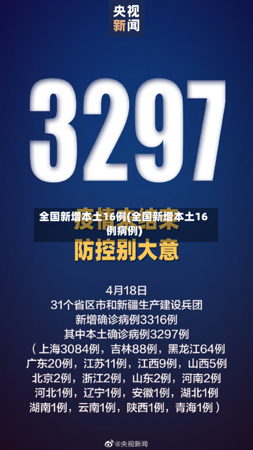 全国新增本土16例(全国新增本土16例病例)