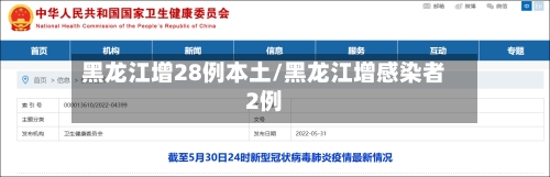 黑龙江增28例本土/黑龙江增感染者2例-第2张图片