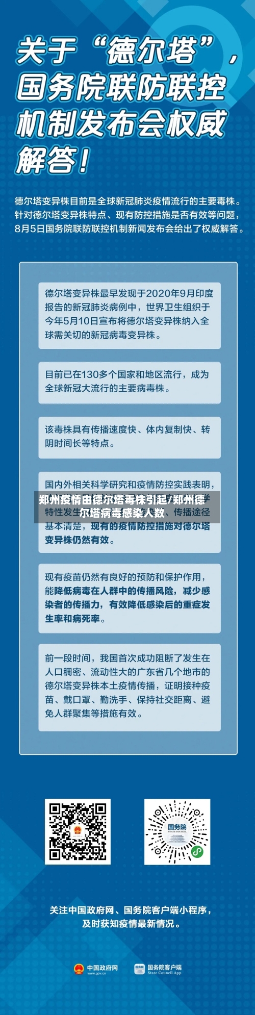 郑州疫情由德尔塔毒株引起/郑州德尔塔病毒感染人数
