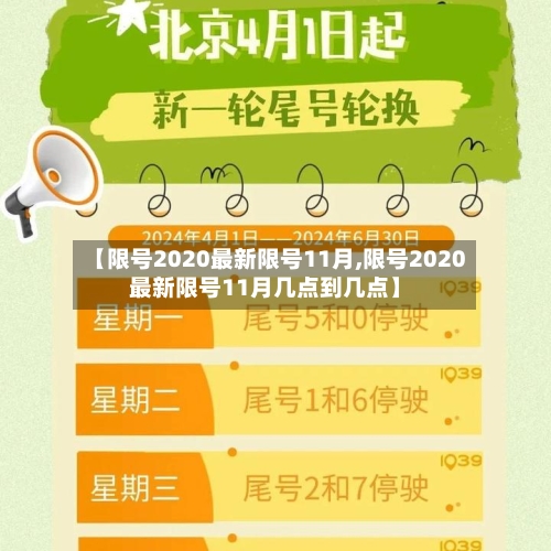 【限号2020最新限号11月,限号2020最新限号11月几点到几点】-第2张图片