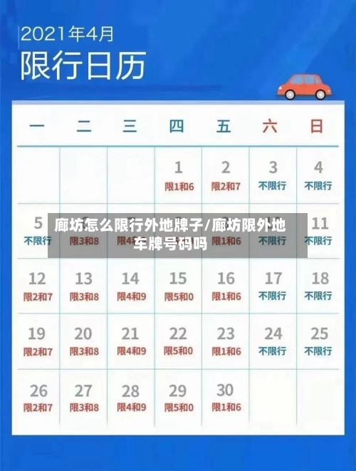 廊坊怎么限行外地牌子/廊坊限外地车牌号码吗