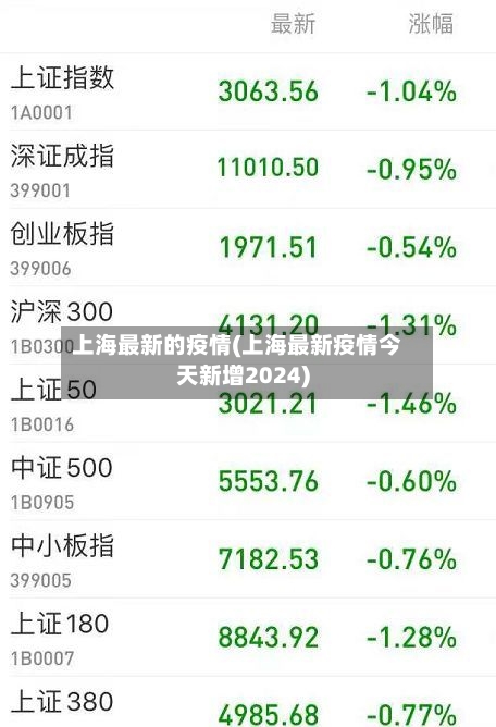 上海最新的疫情(上海最新疫情今天新增2024)-第2张图片