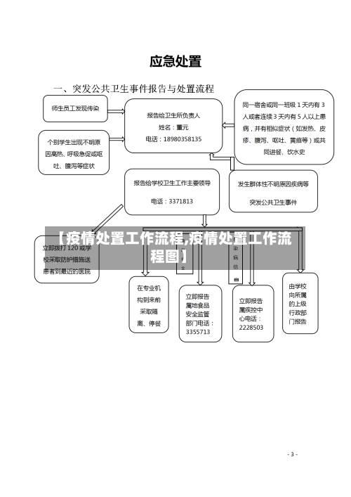 【疫情处置工作流程,疫情处置工作流程图】-第2张图片