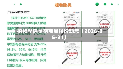 植物型除臭剂商品报价动态(2026-05-31)