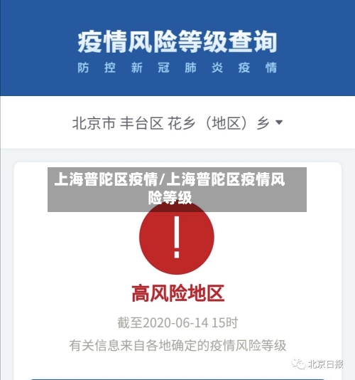 上海普陀区疫情/上海普陀区疫情风险等级