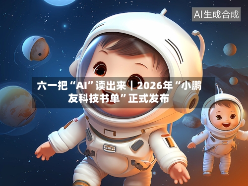六一把“AI”读出来｜2026年“小鹏友科技书单”正式发布