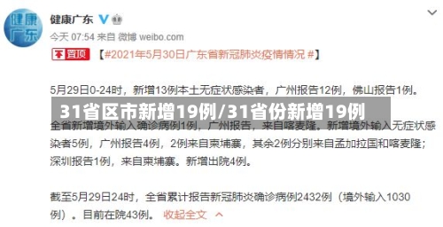 31省区市新增19例/31省份新增19例-第2张图片